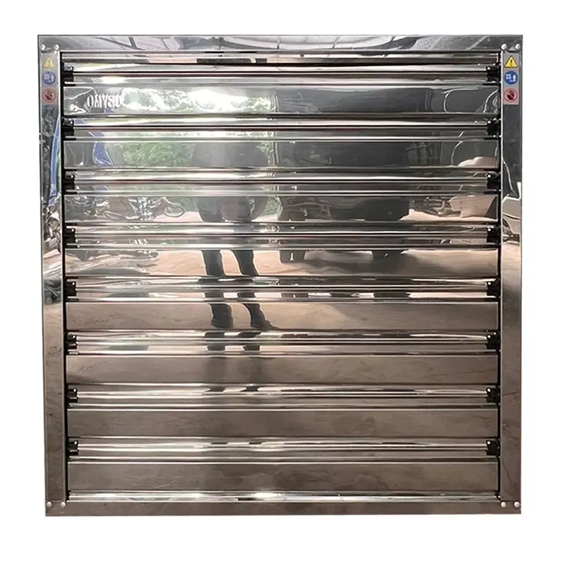 Quạt thông gió vuông INOX 430 BMF-1220 mặt chớp