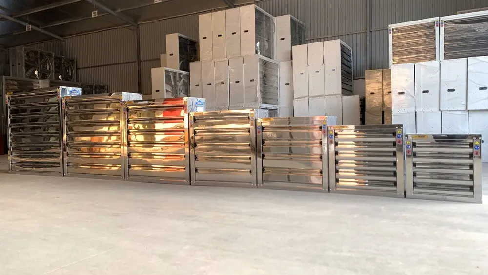 Quạt thông gió INOX có nhiều size lựa chọn từ 600 – 1380mm
