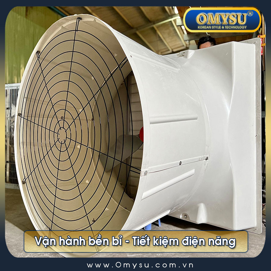 Quạt thông gió composite gián tiếp 3 cánh nhôm đúc BMF-1460