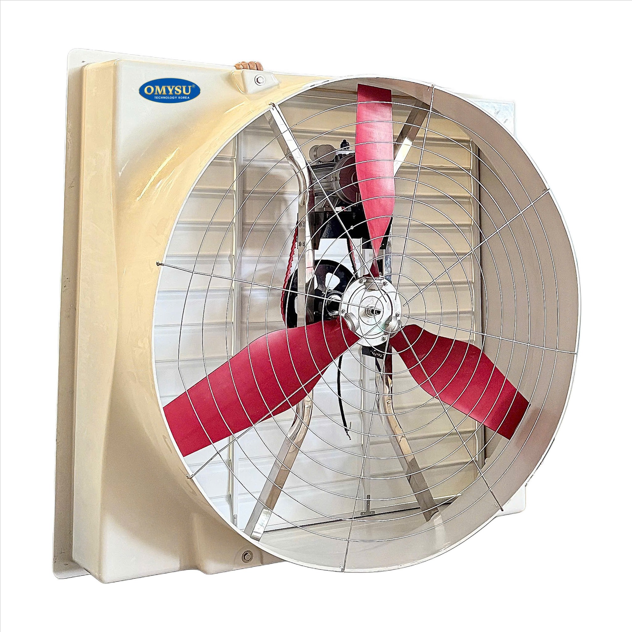 Quạt thông gió composite gián tiếp 3 cánh PA đỏ BMF-1260