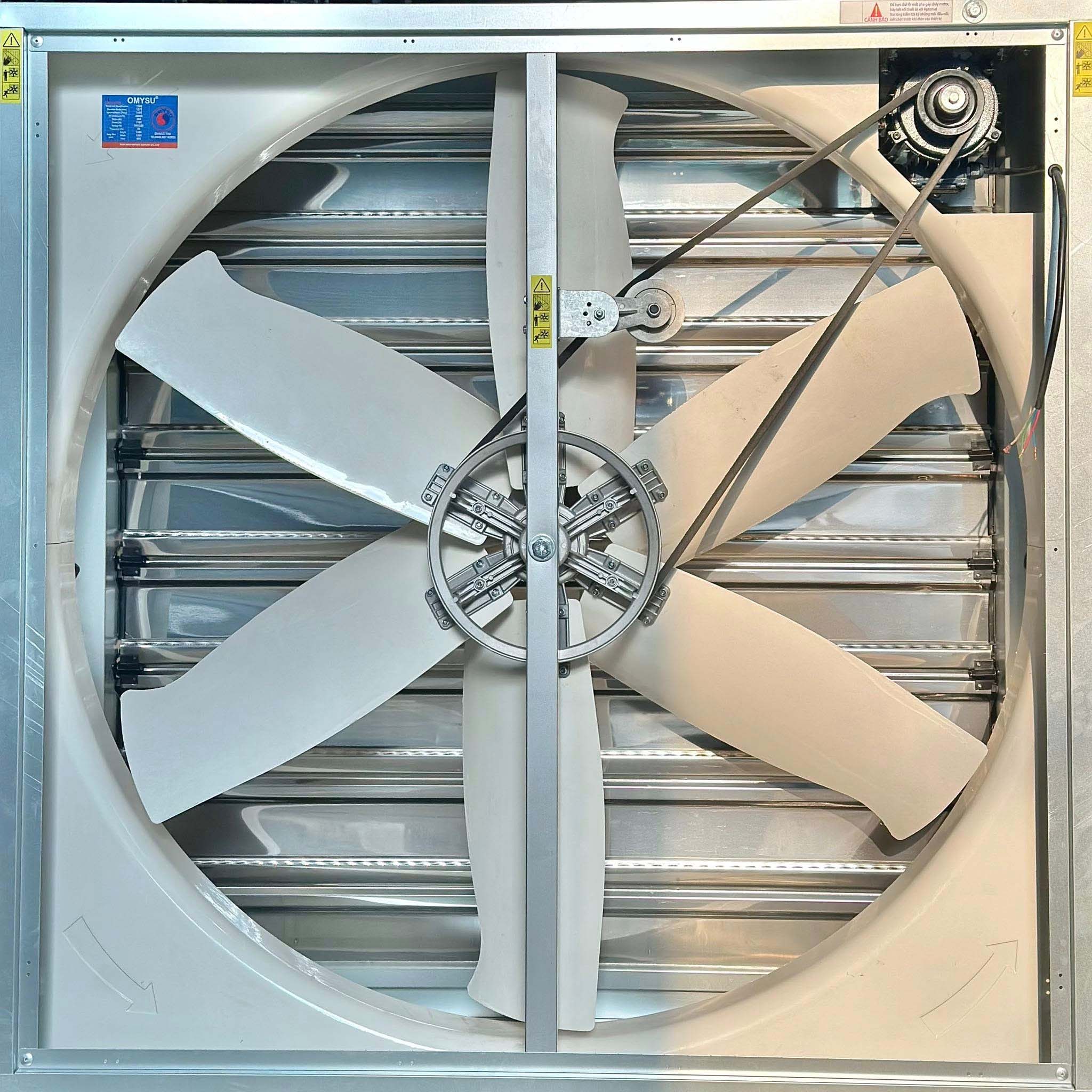 Quạt thông gió trục đẩy thân vỏ POM BMF-1380