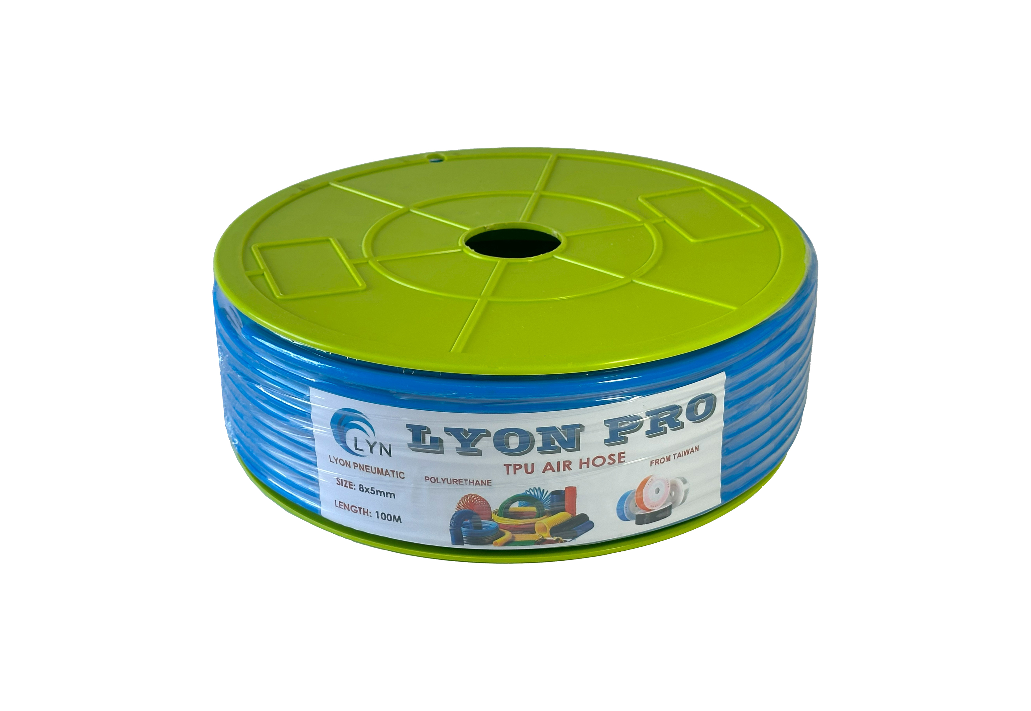 Dây hơi khí nén phi 4 6 8 10 12 14 16 màu trắng trong, ống hơi khí nén, dây khí nén TPU , dây PU, dây máy hơi TPU - LYON PRO