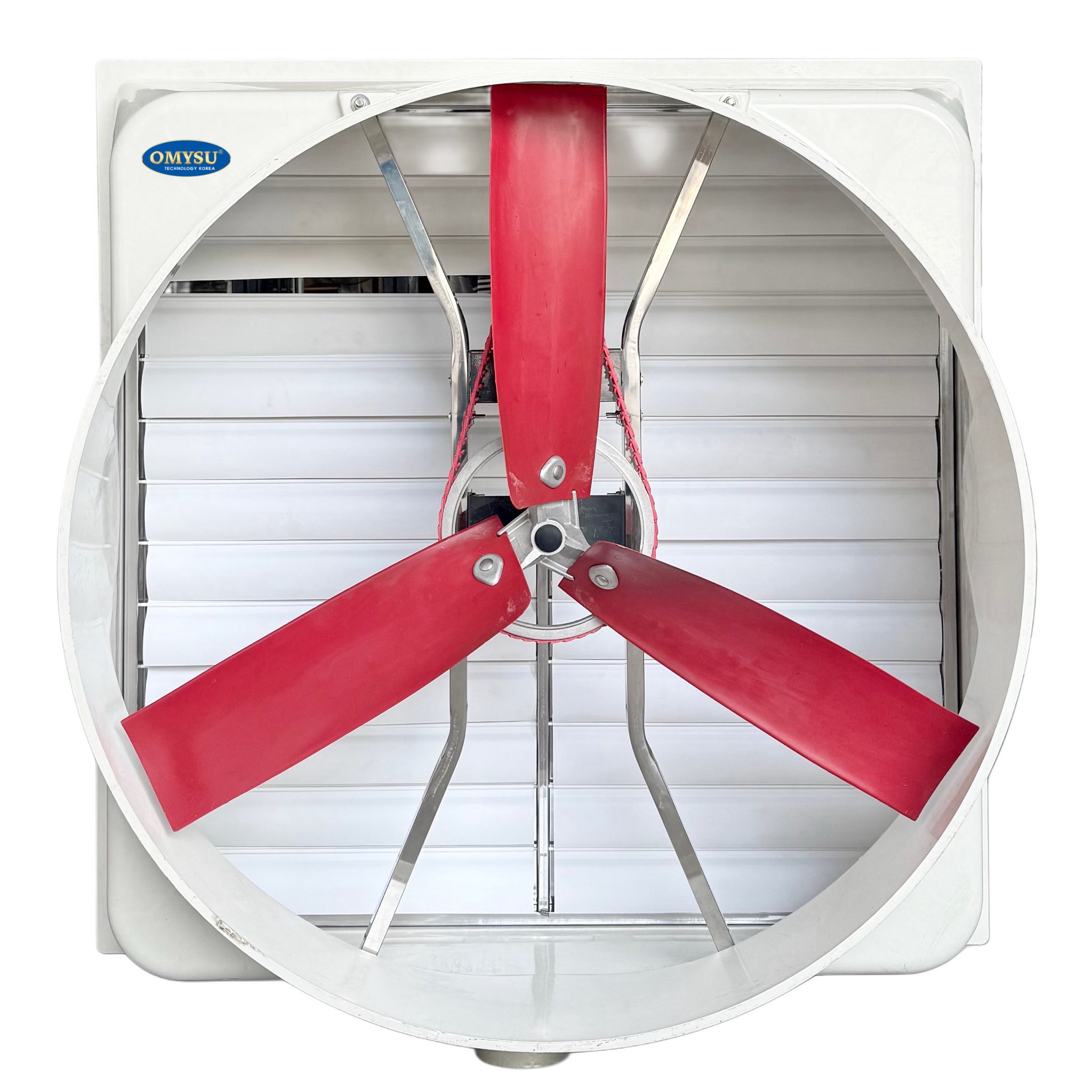 Quạt composite gián tiếp 3 cánh PA đỏ